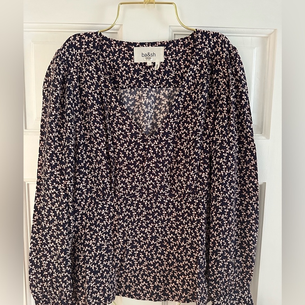 Ba&sh navy size small shirt